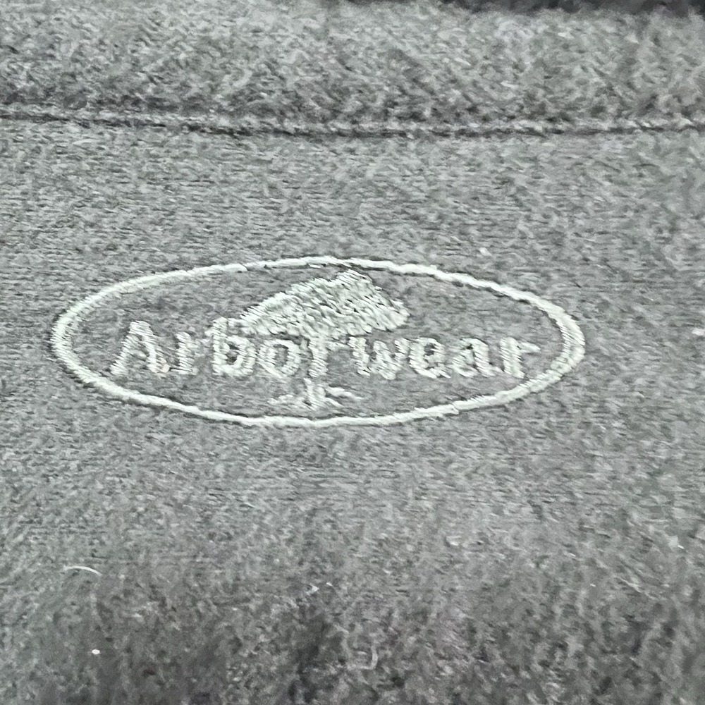 Arborwear Flannel Shirt Mens 2XL Green Long Sleeve Button Up Work Chamois 0222 - Picture 8 of 9